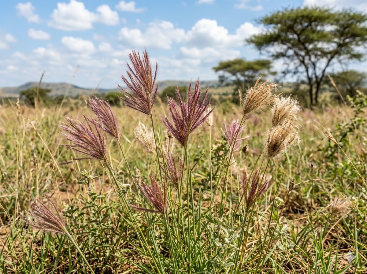Chloris Roxburghiana Grass Seeds